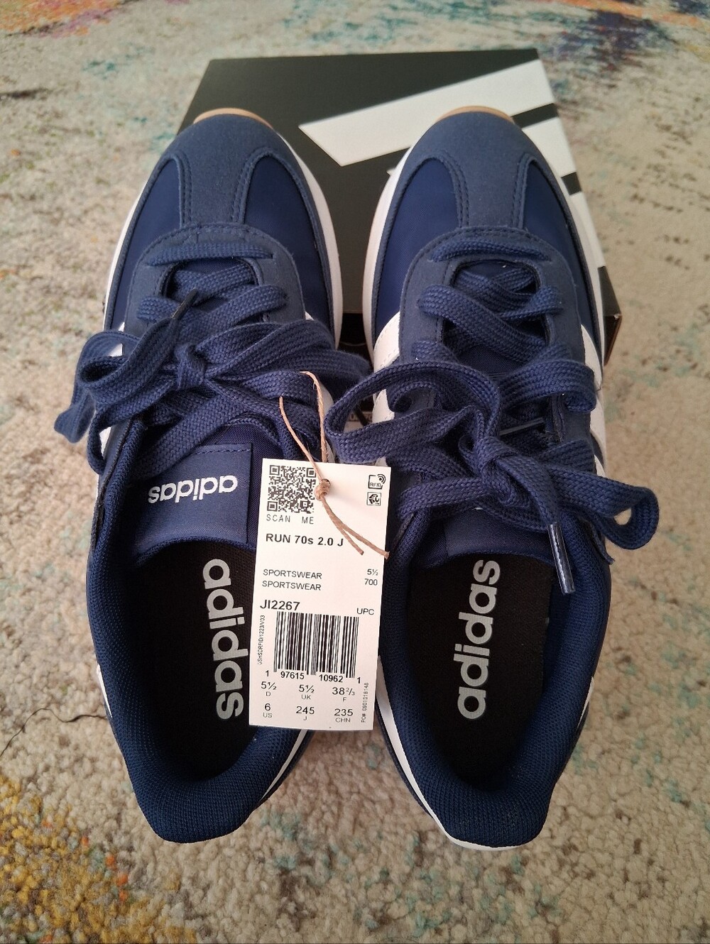 NWT Adidas Kids Running shoes size 6